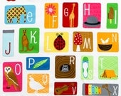 Alphabet Panel: Bright and Buzzy From Laurie Wisbrun