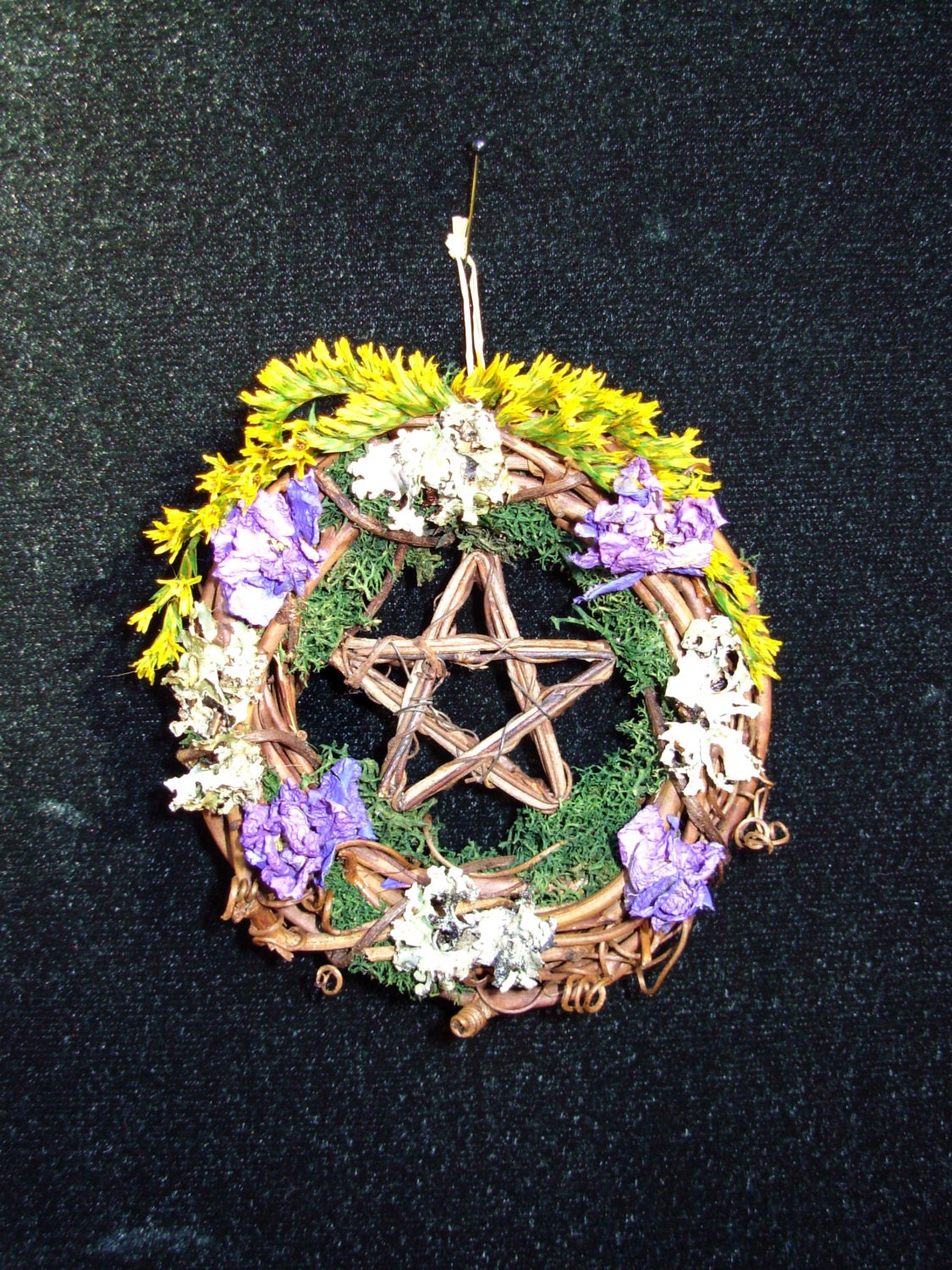 Small Spring Pentacle Wreath
