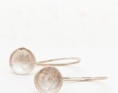 Silver earrings