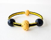 Beaded/Bracelet,Macrame/Bracelet, Ceramic/Bead,Bangle,Macrame/Jewelry, Cuff/Knoted,Women/Bracelet