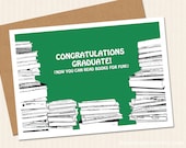 Graduation Card - 2013 - Read for Fun - Graduates, University, High School, Books - 5x7