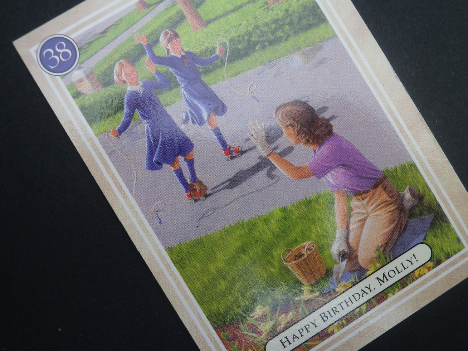 Happy Birthday Molly Card 38 Vintage American Girl Trading Card The American Girls Collection