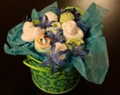 Charming Boy Baby Clothes Bouquets