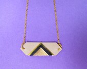 Collier ras de cou Louvre beige, exclusivité, bijou fantaisie style art deco fait main