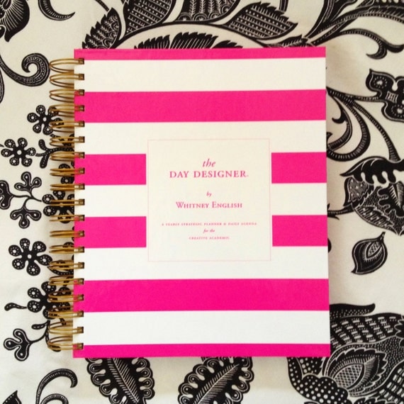 CLEARANCE - PINK 2013 Day Designer - A Strategic Planner & Daily Agenda for the Creative Entrepreneur
