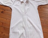 French hemp linen chemise, smock, nightshirt