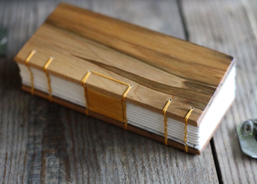 Field journal with leather binding
