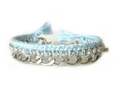 Petit Rhinestone Friendship Bracelet-Shipping with tracking