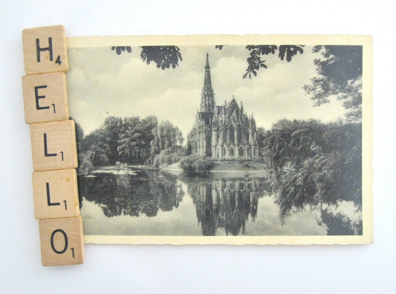 Hello Handmade Magnet Repurposed Home Decor Scrabble Tile Letters Geekery Humor