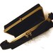 Vintage  Handbag - 1940s black suede handbag - Vintage Accessories - Madmen Style Bag