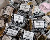 Printable BLACK LACE Candy Bar Wrappers