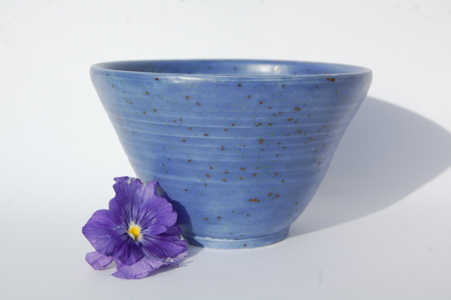 Purple Pottery Bowl Blue Purple Ceramic Snack Bowl Pottery made in England Nut Snack Bowl