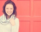 Slate Stripped Scarf