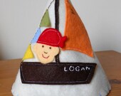 Felt Pirate Ship Party Hat