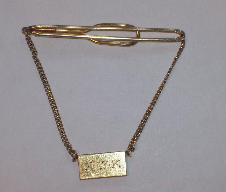 Swank  1 /20 12K G.F. Swag Tie Bar Engraved  MWK   On Sale 5.00