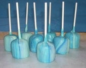 Marshmallow Pops Marbled Chocolate Marshmallow Pops Rainbow of Colors Baby Shower Birthday Wedding Favors 1 dozen