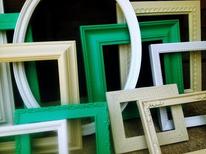 CUSTOM Painted Empty Wall Frames - SOLD