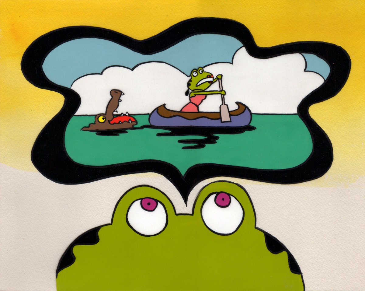 Production Art Sesame St. "From Your Head" thinking