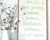 Fruit of the Spirit Sign (IN COLOR)