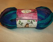 Yarn Bee Chrysalis Bog Copper (Shades of Blue and Purple) Ruffle Scarf Yarn