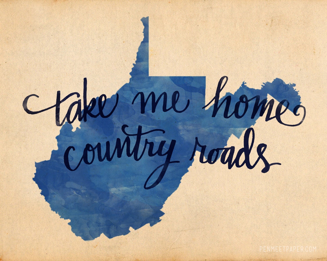 West Virginia print