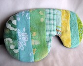 Sleep Mask - Blues and Greens - adjustable - eye mask