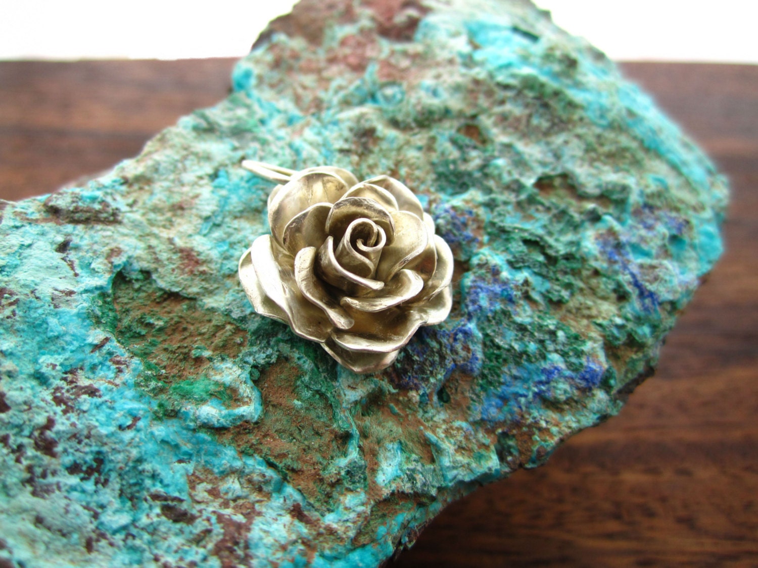 Sterling Silver Rose Pendant