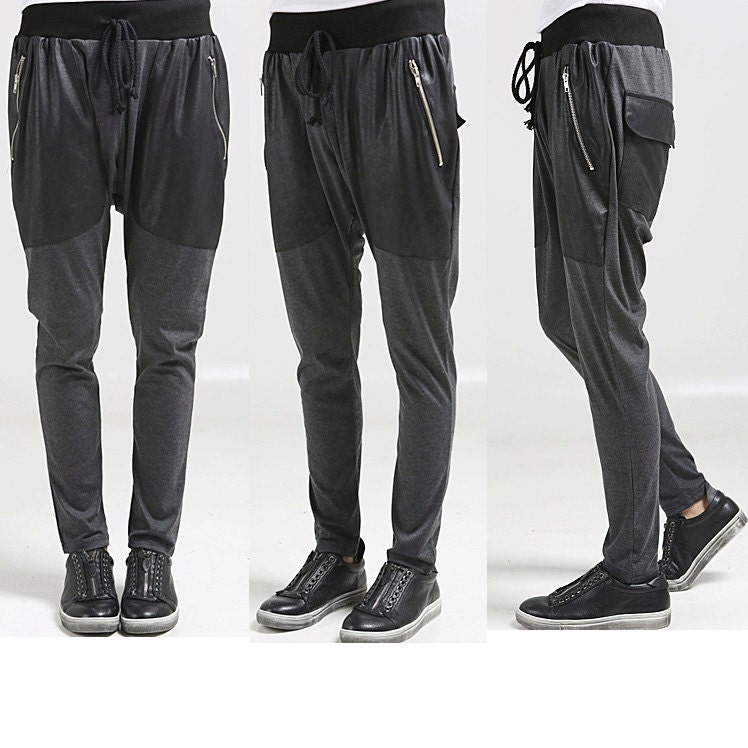 LEATHER  BAGGY PANTS
