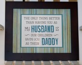 Father's Day gifts for Husband, Daddy, Father of my children,