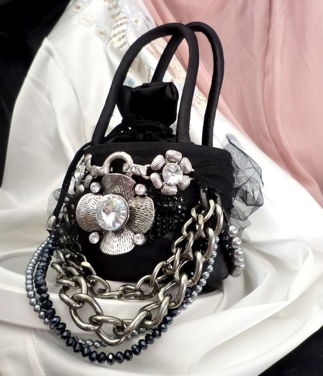 Pompadour bag Coins sombres