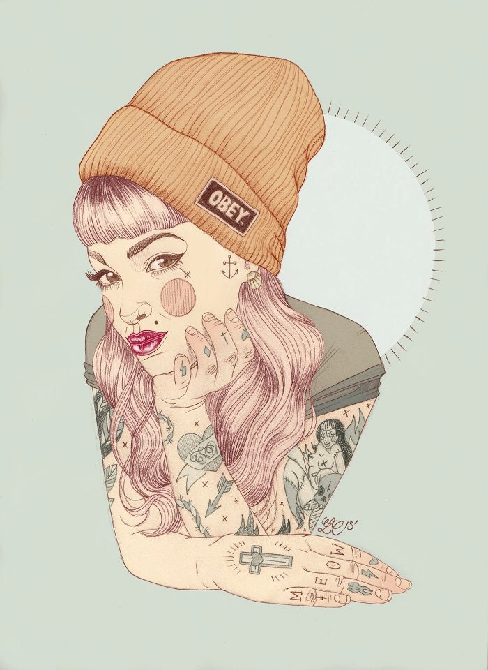 Obey digital print