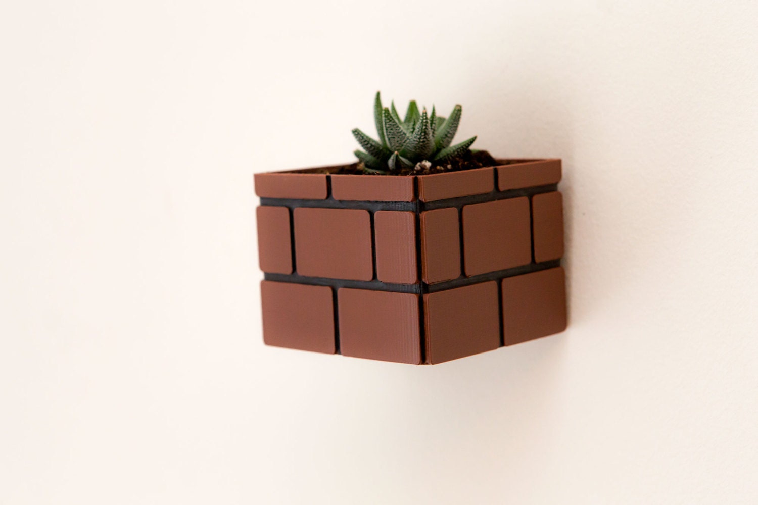 8bit Brick Mario Designer Planter