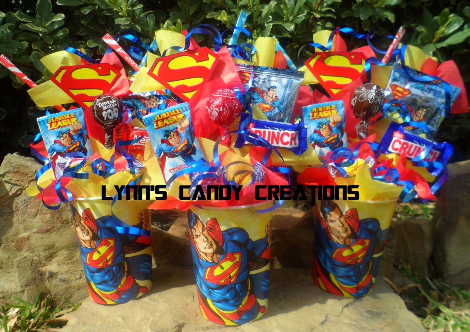 6 Limited Edition Superman Kids Party Favors