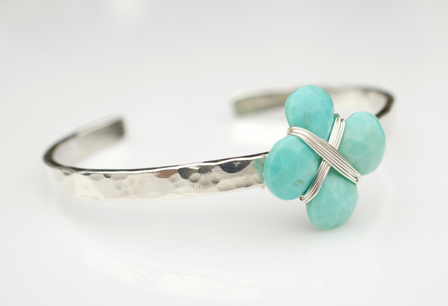 Sleeping Beauty Turquoise Bracelet, Turquoise Bangle Bracelet, Silver Bangle Bracelet, Silver Cuff Bracelet