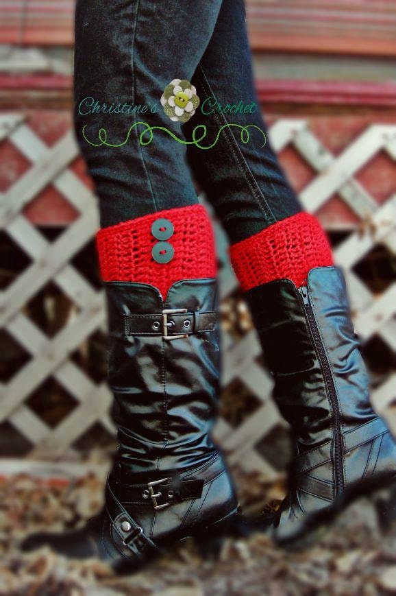 CHILD /ADULT - Husker Boot Cuffs
