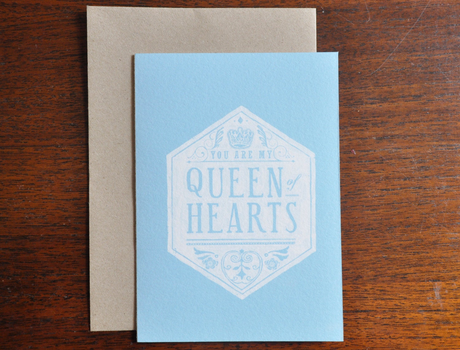 Queen of Hearts Card