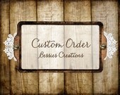 Custom item for Laura -  three braid headband
