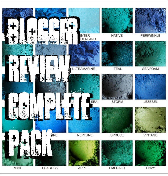 Blogger Review Pack, Samples Of Lipsticks, Eyeshadows, And More