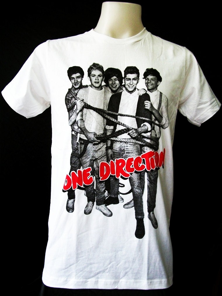One Direction Dance-pop Teen pop Art Rock Men White T Shirts Size M