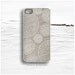iPhone 4 and iPhone 4S case Hand Drawn White Dots on Linen I30