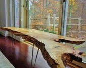 Live Edge Nakashima Inspired Coffee Table