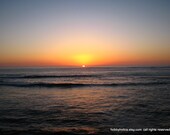 Sunset No.3- California Beach Sunset- Fine Art Photography Print- unaltered
