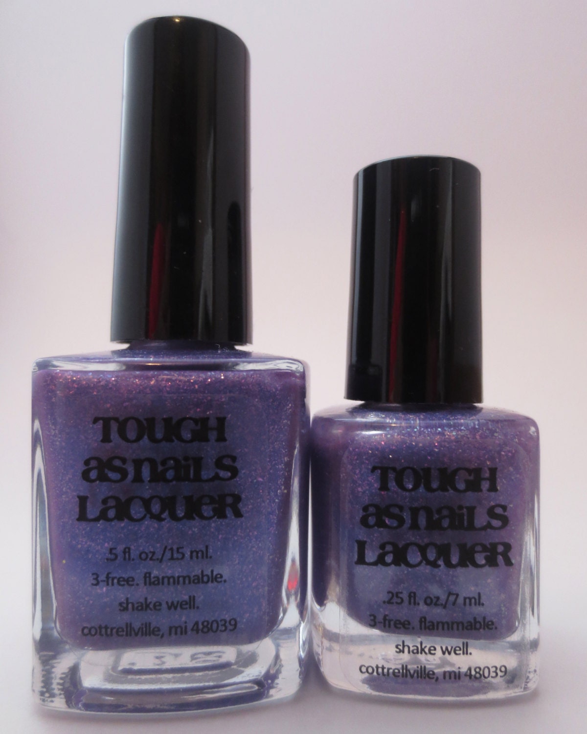Purple Twilight SHORTY SIZE (.25 fl oz/7 ml) Handmade Nail Lacquer