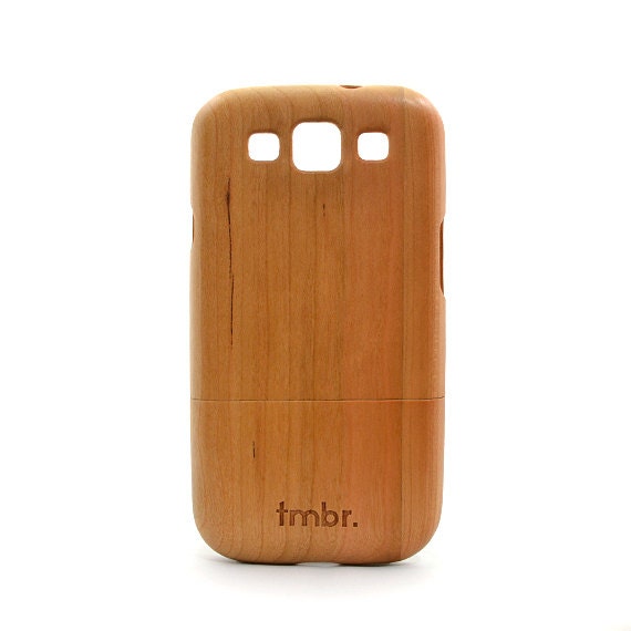 WOOD SAMSUNG Galaxy S3 CASE - Real Cherry Wood Samsung gs3 i9300 Case