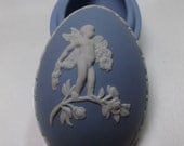 Cupid Egg Box Wedgwood Jasperware