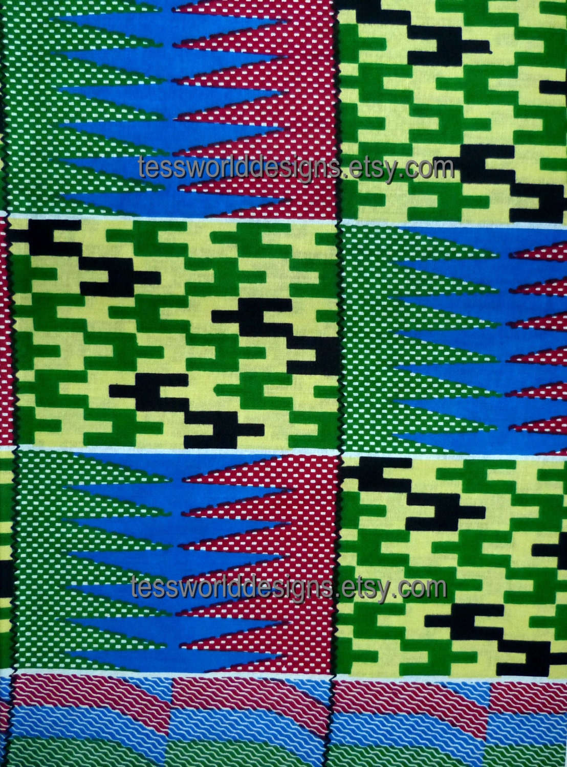 African fabric, KF018A, Kente Cloth