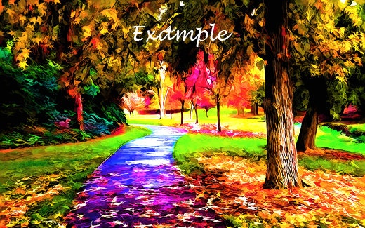 Postcard Colorful Digital Art by Graphic Artist - Walk With Me