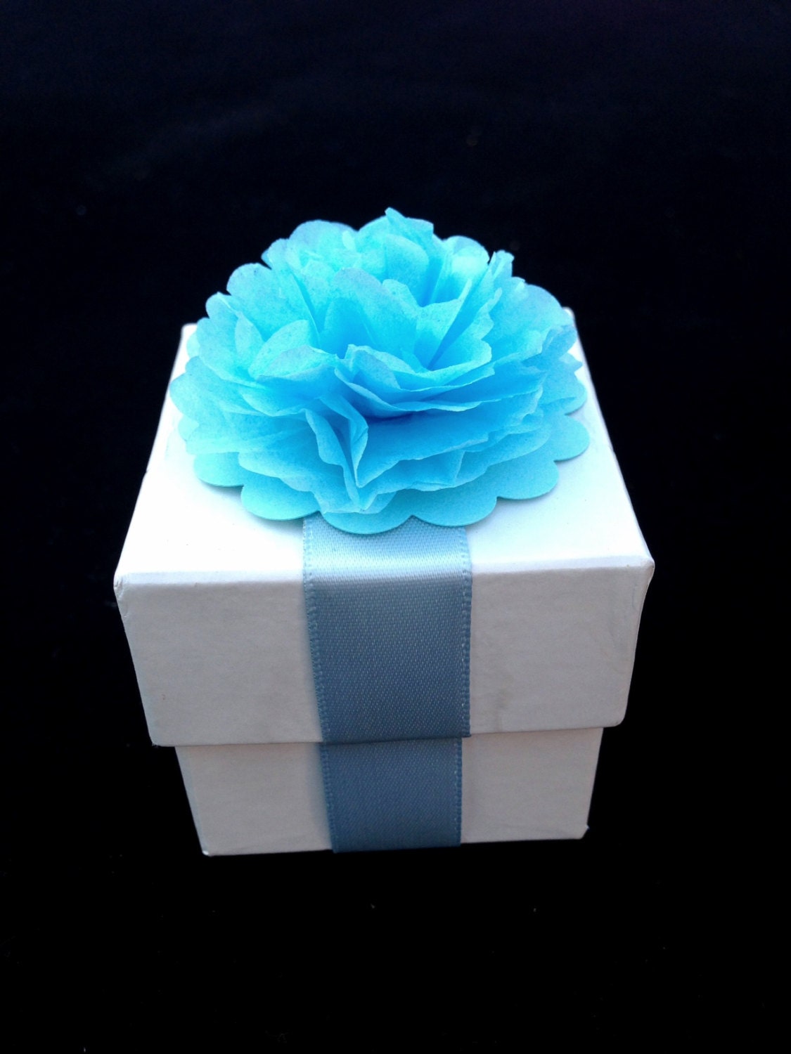 Tissue Flower Favor Box - 10 Boxes