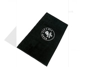 Black New York & Los Angeles Terrycloth Beach Towel
