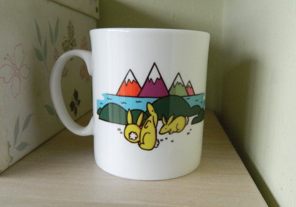 Rabbits Bone China Coffee Mug Coffee Cup